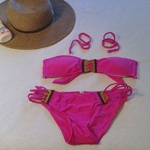 NWOT Hot Pink Bikini